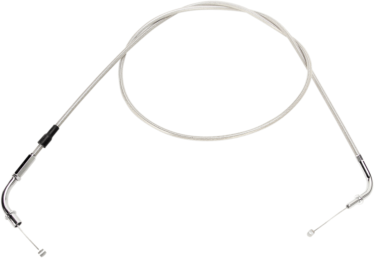 MOTION PRO 0650-1534 Armor Coat Stainless Steel Throttle/Idle Cable for Cruisers - Push - 1600 Vulcan