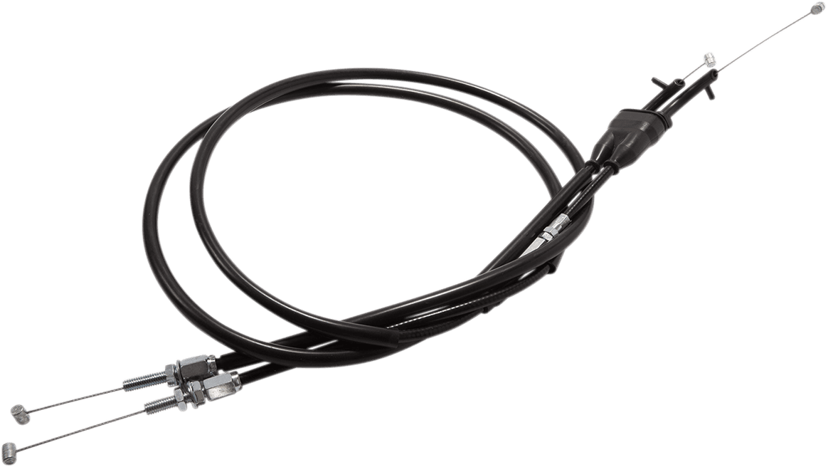 MOTION PRO 0650-1713 Black Vinyl Throttle Cable - Push/Pull - '17-'21 CRF