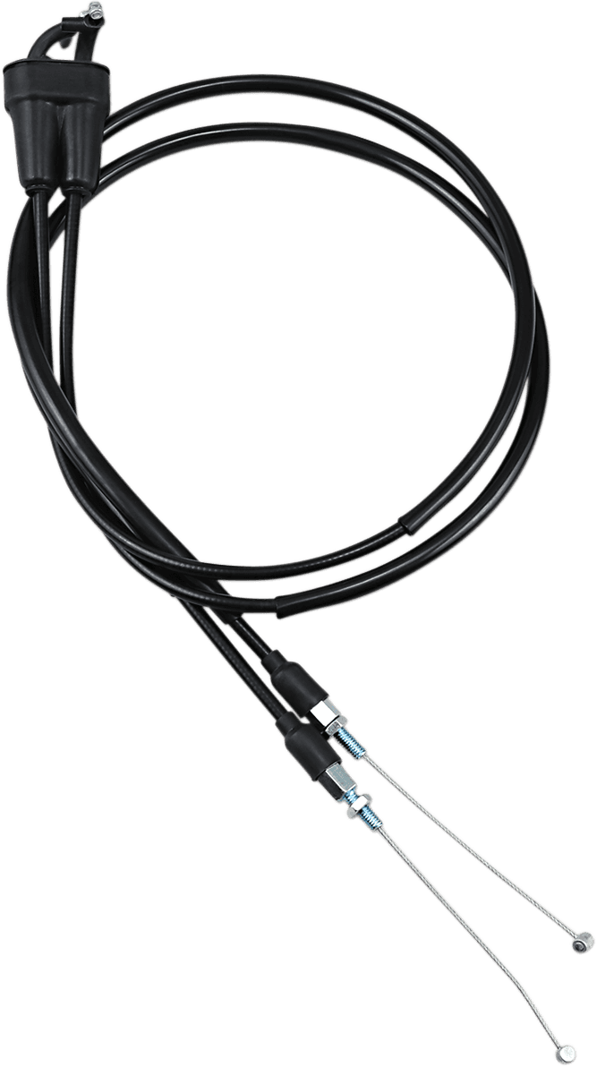 MOTION PRO 0650-1715 Black Vinyl Throttle Cable - Push/Pull - '15-'19 Husqvarna/KTM