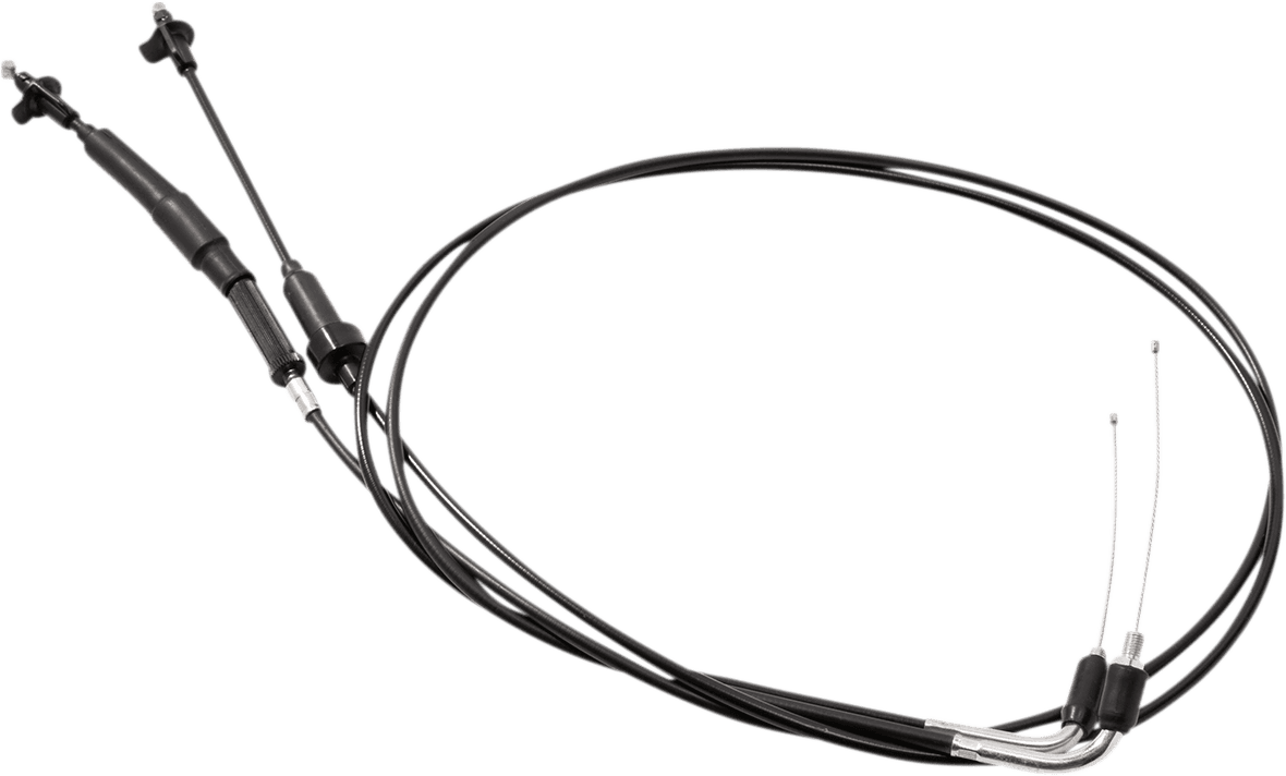 MOTION PRO 0650-1754 Black Vinyl Throttle Cable - Pull - '09-'16 Scrambler/Sportster