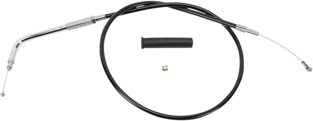 DRAG SPECIALTIES 0651-0136 Black Vinyl Idle Cable - 30-3/4"