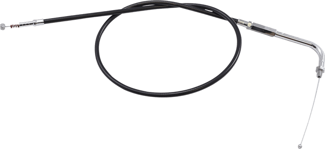 DRAG SPECIALTIES 0651-0152 Black Vinyl Idle Cable - 30" - Vinyl
