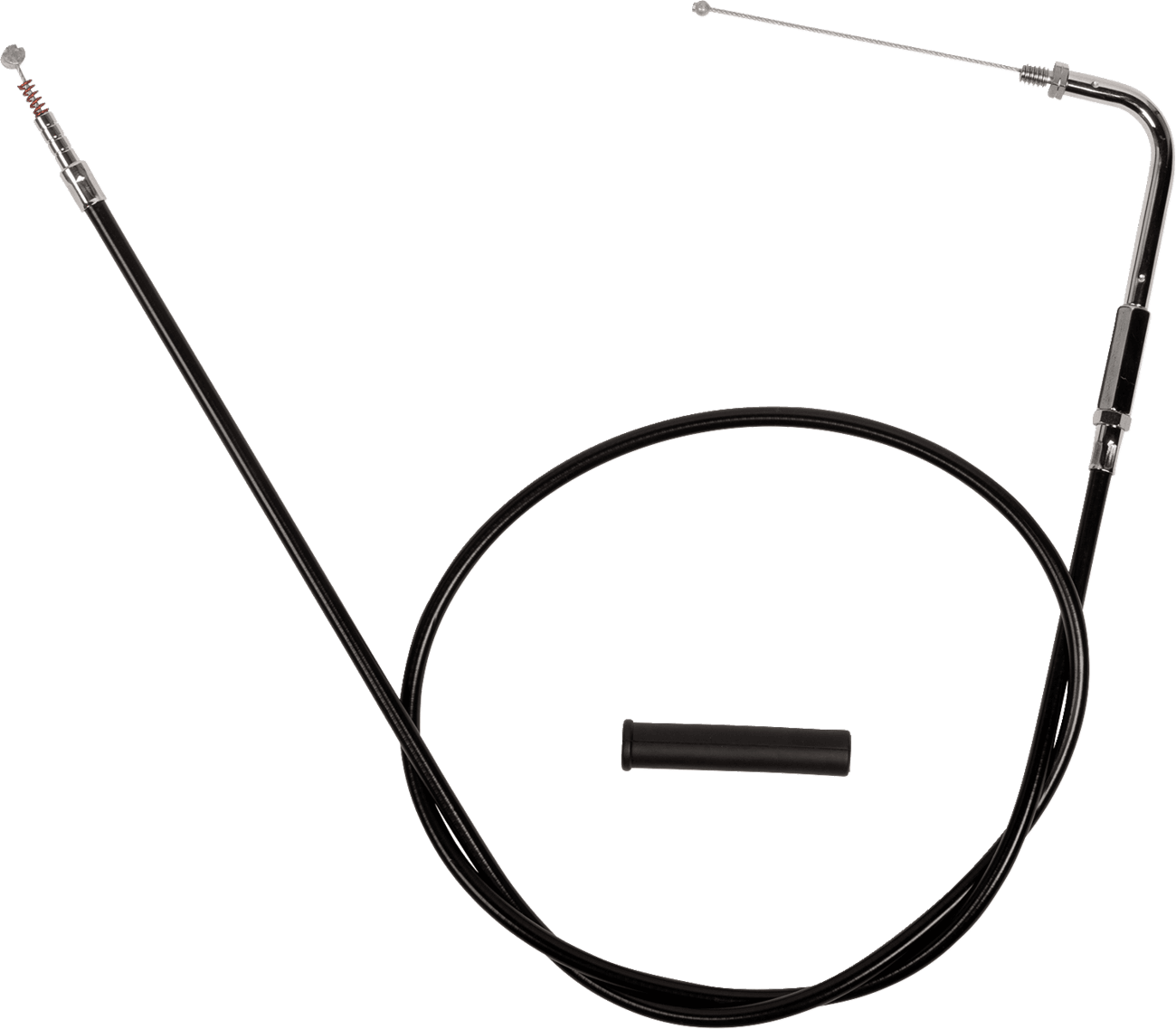 DRAG SPECIALTIES 0651-0162 Black Vinyl Idle Cable - 42"