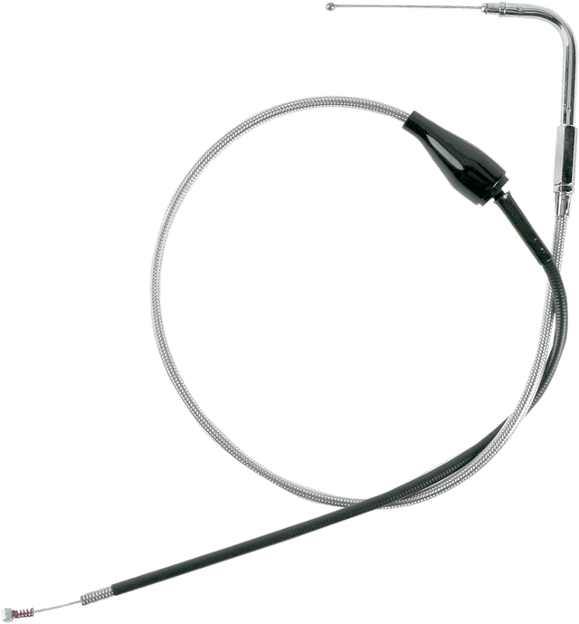 DRAG SPECIALTIES 0651-0169 Stainless Braided Idle Cable - Cruise - 41-1/2" — image 1 of 2