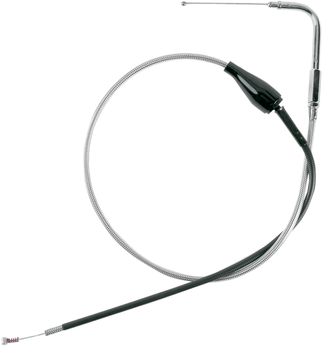 DRAG SPECIALTIES 0651-0171 Stainless Braided Idle Cable - Cruise - 38-7/8"