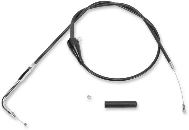 DRAG SPECIALTIES 0651-0177 Black Vinyl Idle Cable - Cruise - 38-3/16" — image 1 of 2