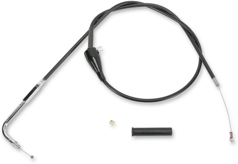 DRAG SPECIALTIES 0651-0182 Black Vinyl Idle Cable - Cruise - 41-1/2" — image 1 of 2