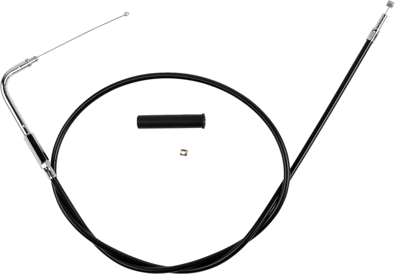 DRAG SPECIALTIES 0651-0240 Black Vinyl Idle Cable - 42-1/2"