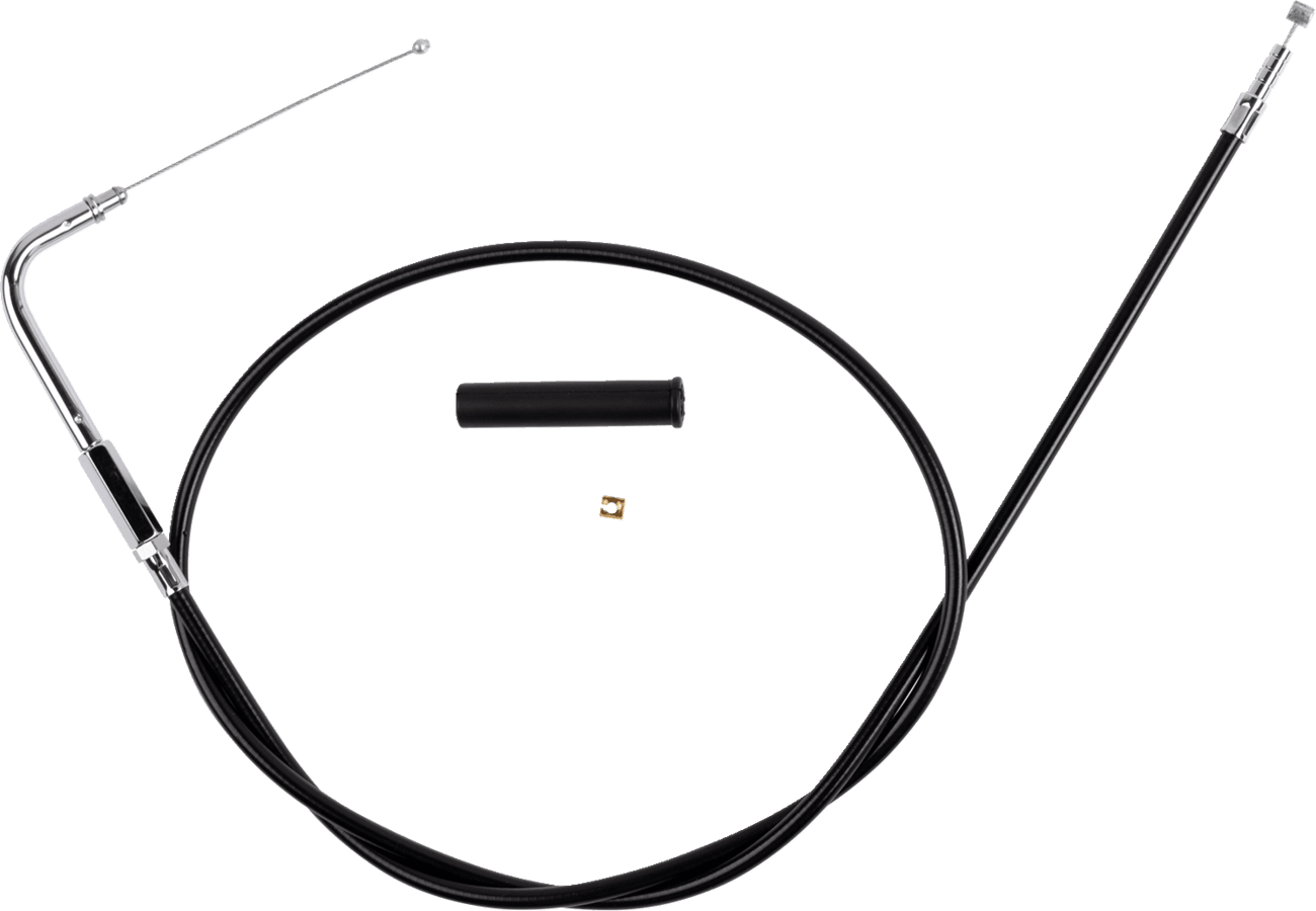 DRAG SPECIALTIES 0651-0240 Black Vinyl Idle Cable - 42-1/2"