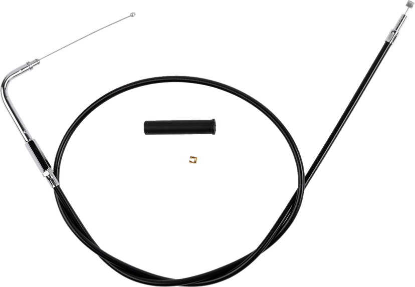 DRAG SPECIALTIES 0651-0240 Black Vinyl Idle Cable - 42-1/2"