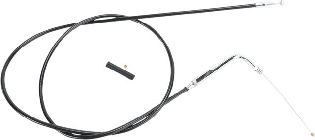 DRAG SPECIALTIES 0651-0707 Black Vinyl Throttle Cable - 52"