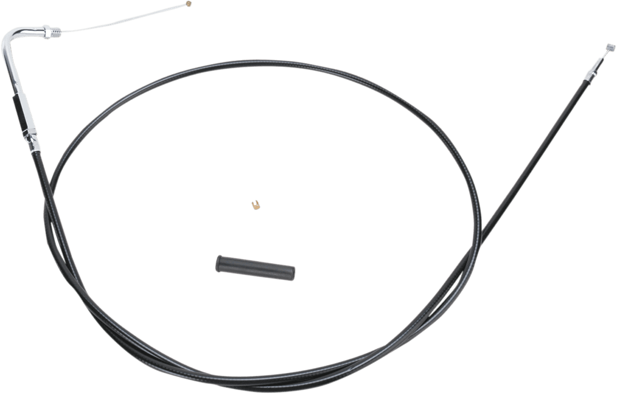DRAG SPECIALTIES 0651-0709 Black Vinyl Throttle Cable - 56"
