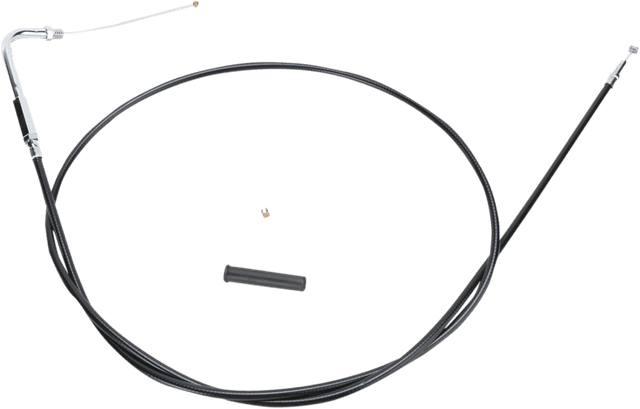 DRAG SPECIALTIES 0651-0709 Black Vinyl Throttle Cable - 56"
