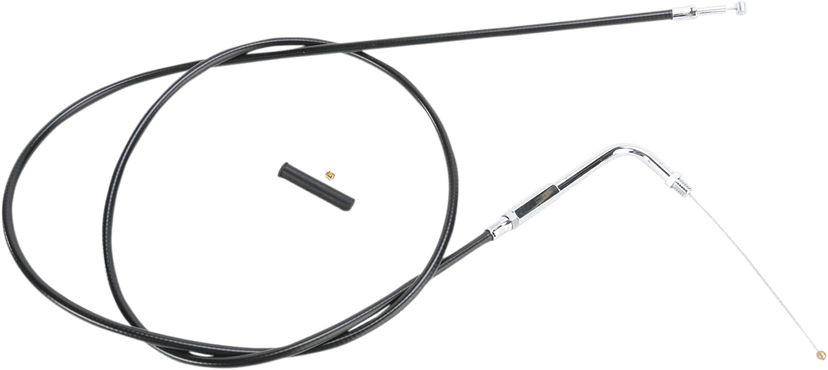 DRAG SPECIALTIES 0651-0710 Black Vinyl Throttle Cable - 58"