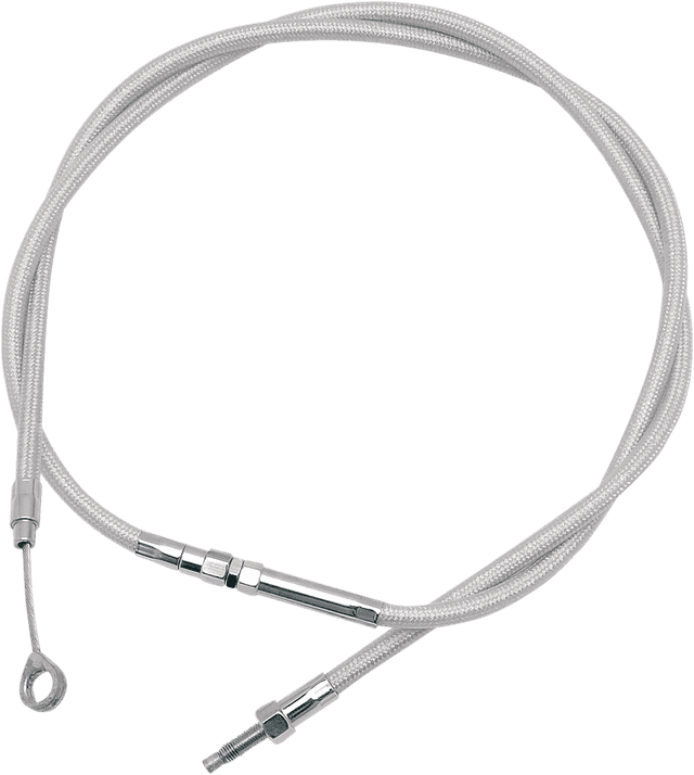 MOTION PRO 0652-0198 Armor Coat Braided Stainless Steel Clutch Cable - Longitudinally Wound - 56-1/2" — image 1 of 2