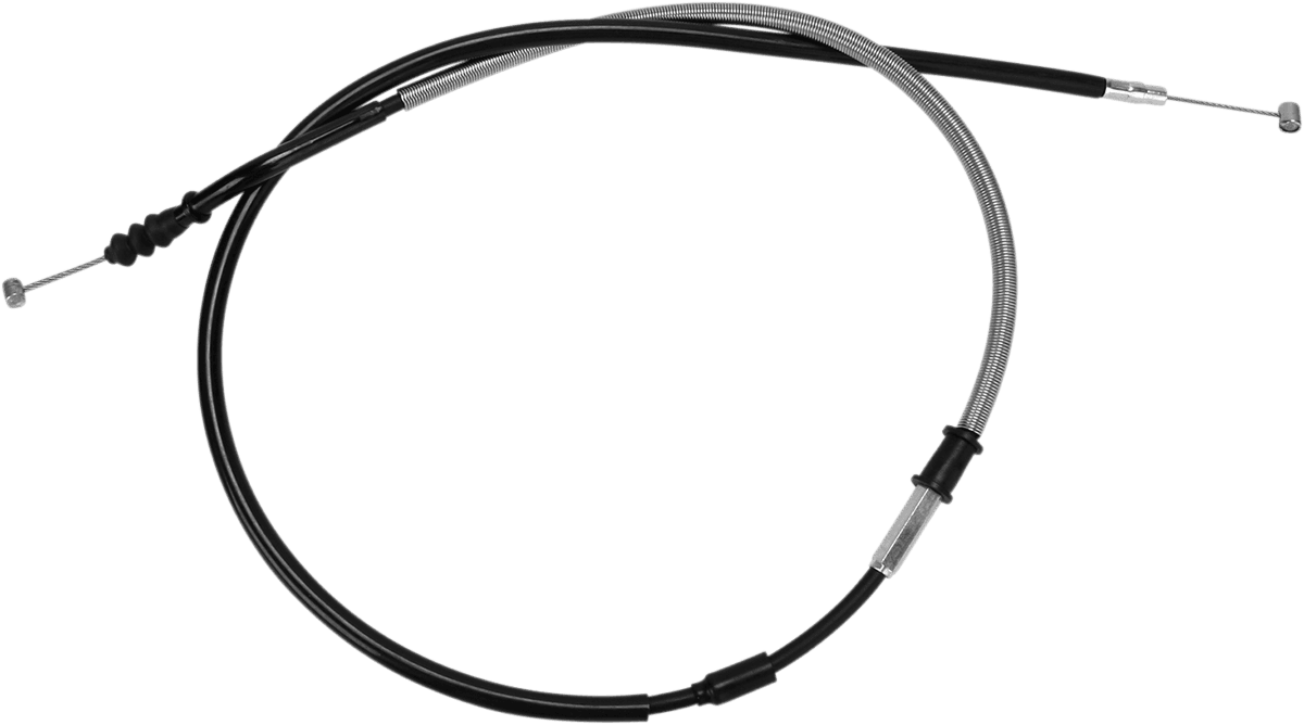MOTION PRO 0652-0429 Black Vinyl Clutch Cable - Terminator - +2" - Yamaha
