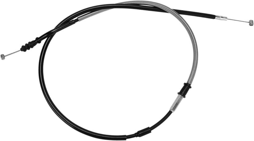 MOTION PRO 0652-0429 Black Vinyl Clutch Cable - Terminator - +2" - Yamaha