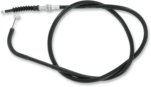 PARTS UNLIMITED 0652-0724 Black Vinyl Clutch Cable - Kawasaki