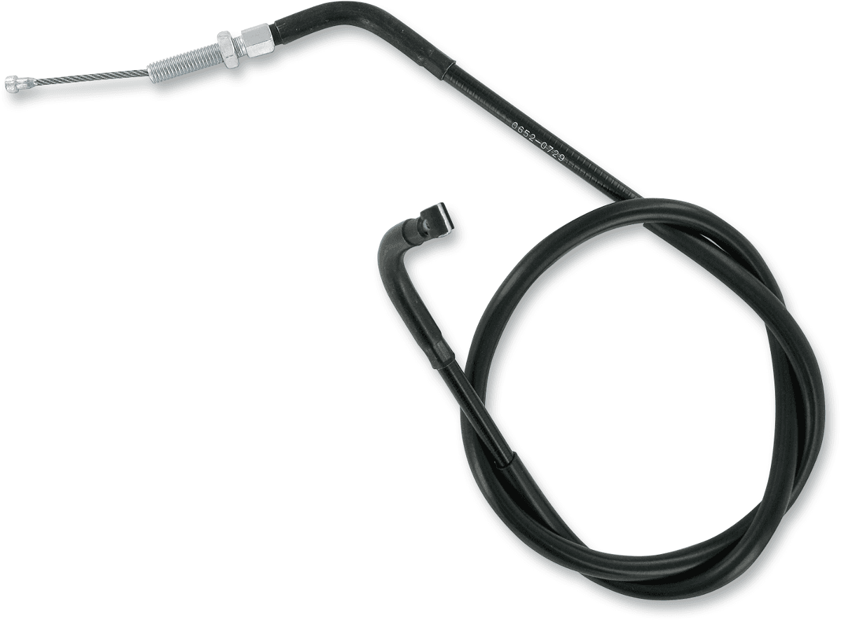 PARTS UNLIMITED 0652-0729 Black Vinyl Clutch Cable - Suzuki