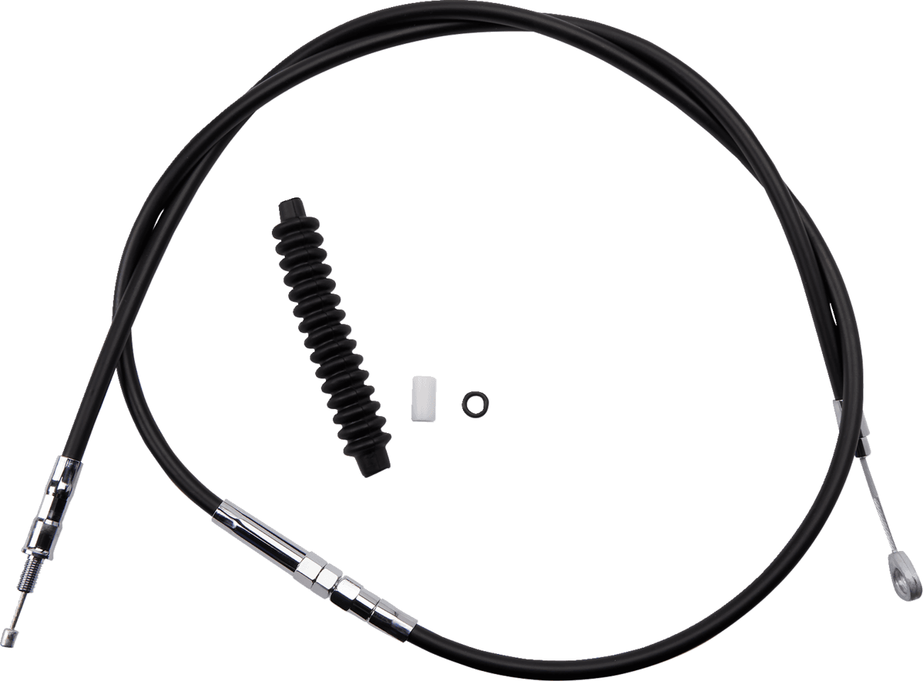 DRAG SPECIALTIES 0652-1391 High-Efficiency Black Vinyl Clutch Cable - 63-11/16"