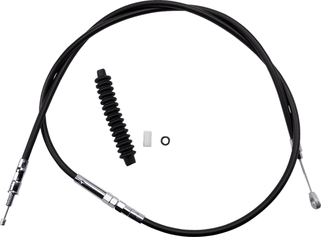 DRAG SPECIALTIES 0652-1391 High-Efficiency Black Vinyl Clutch Cable - 63-11/16"