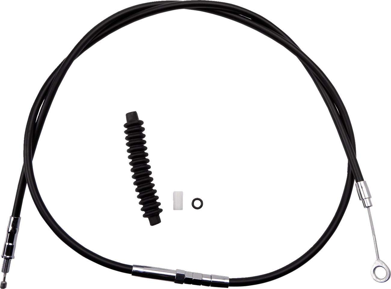 DRAG SPECIALTIES 0652-1392 High-Efficiency Black Vinyl Clutch Cable - 69-13/16"