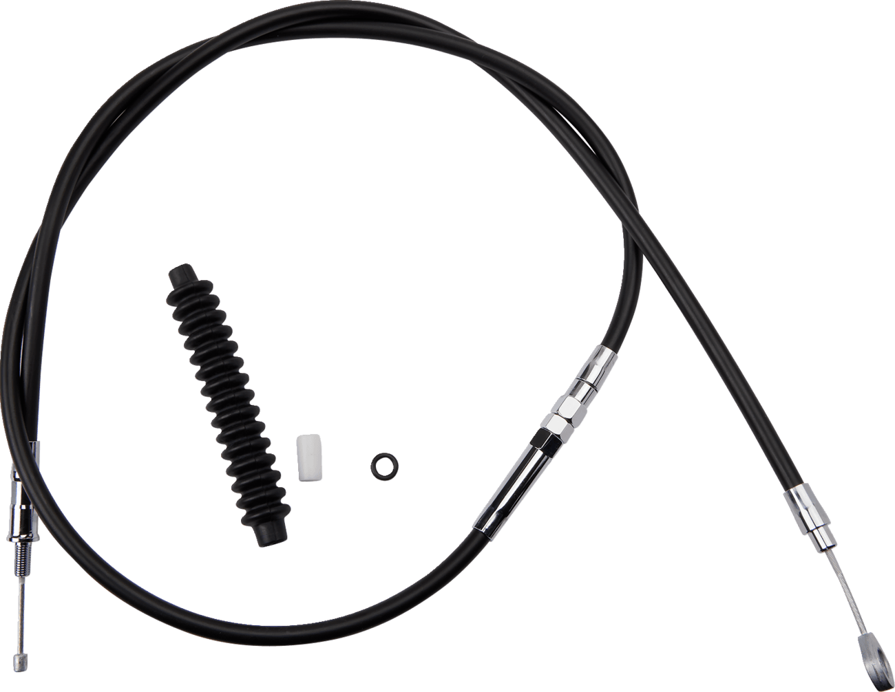 DRAG SPECIALTIES 0652-1393 High-Efficiency Black Vinyl Clutch Cable - 61-1/4"