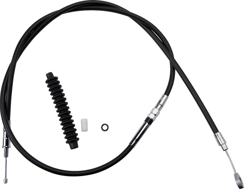 DRAG SPECIALTIES 0652-1393 High-Efficiency Black Vinyl Clutch Cable - 61-1/4" — image 1 of 2