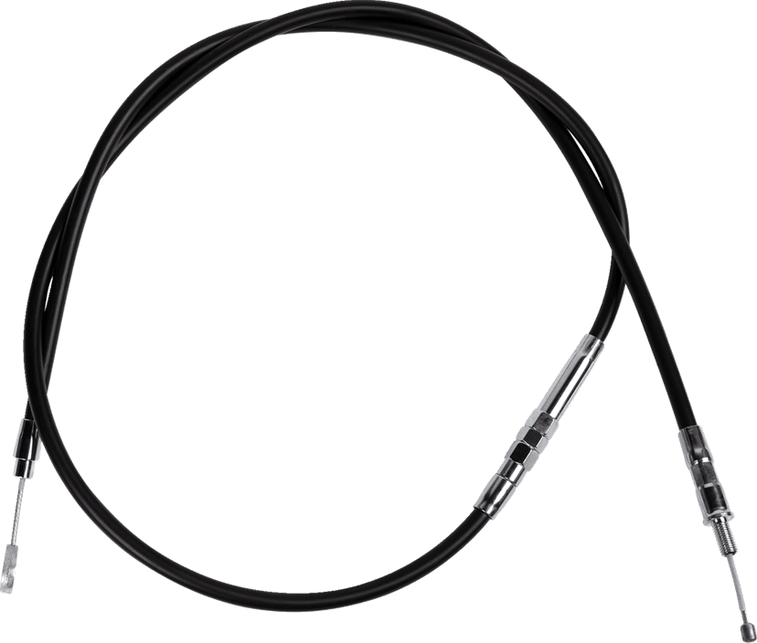DRAG SPECIALTIES 0652-1398 High-Efficiency Black Vinyl Clutch Cable - 60-5/8" — image 2 of 2
