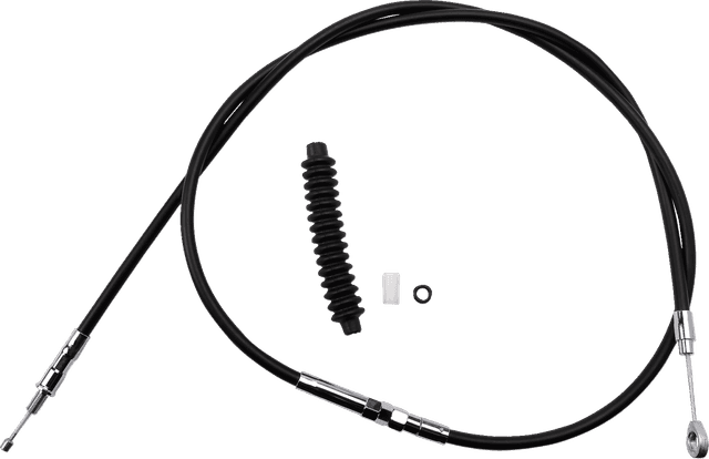 DRAG SPECIALTIES 0652-1399 High-Efficiency Black Vinyl Clutch Cable - 66-5/8"