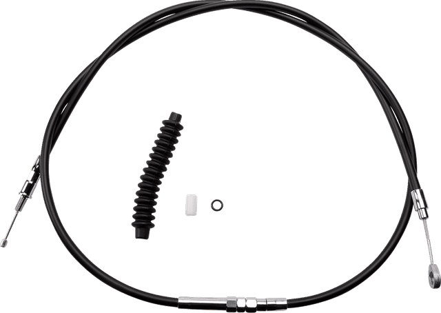 DRAG SPECIALTIES 0652-1401 High-Efficiency Black Vinyl Clutch Cable - 68-11/16" — image 1 of 2