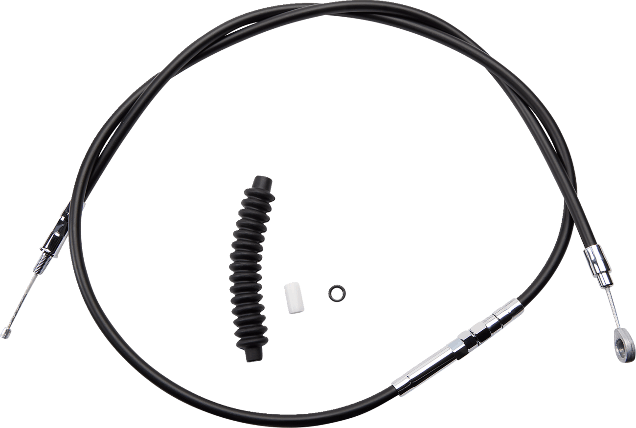 DRAG SPECIALTIES 0652-1407 High-Efficiency Black Vinyl Clutch Cable - 62-11/16"
