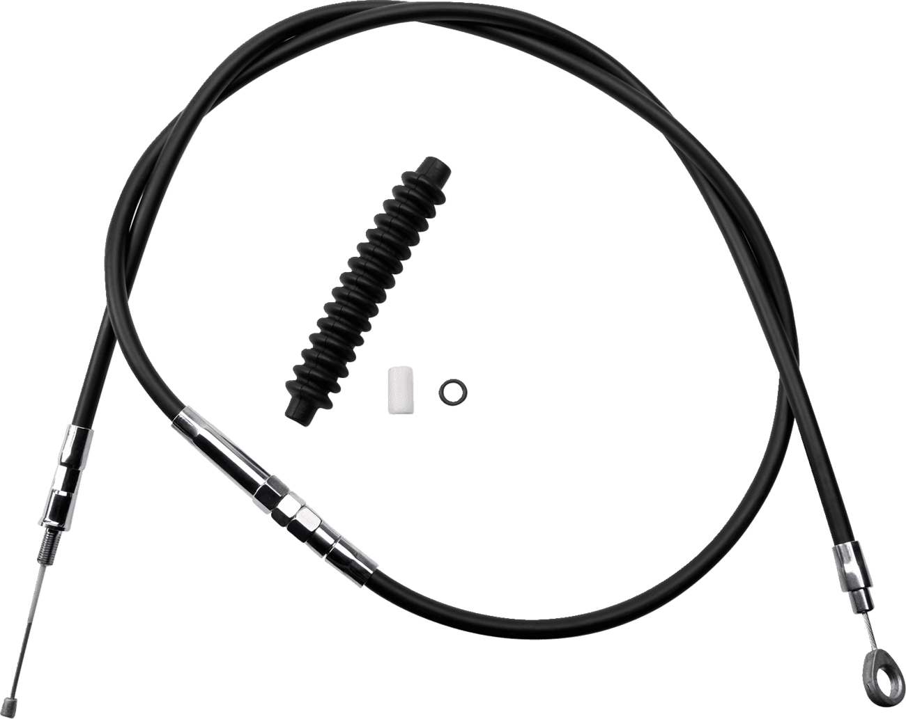 DRAG SPECIALTIES 0652-1413 High-Efficiency Black Vinyl Clutch Cable - 60-11/16"