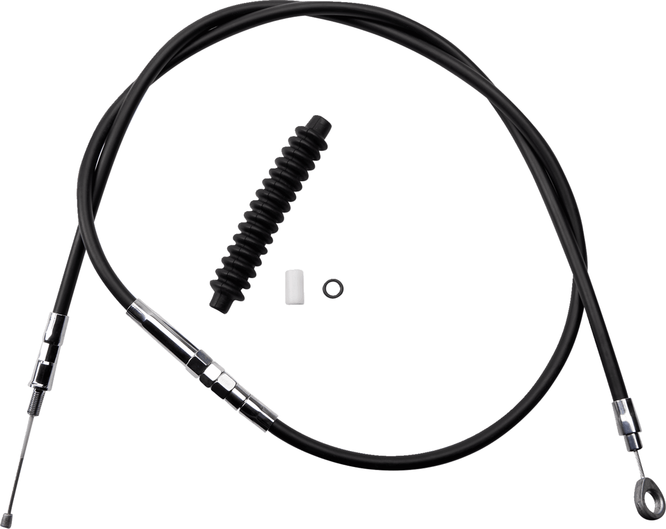 DRAG SPECIALTIES 0652-1413 High-Efficiency Black Vinyl Clutch Cable - 60-11/16"