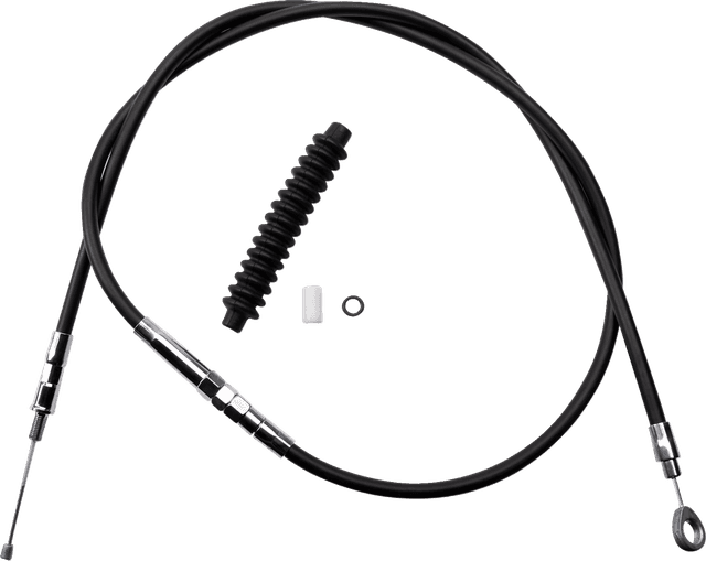 DRAG SPECIALTIES 0652-1413 High-Efficiency Black Vinyl Clutch Cable - 60-11/16" — image 1 of 2