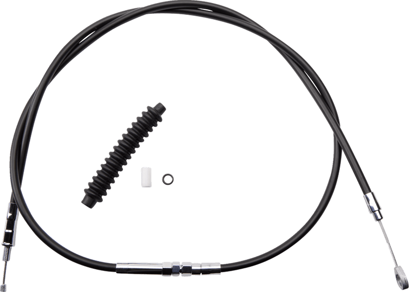 DRAG SPECIALTIES 0652-1414 High-Efficiency Black Vinyl Clutch Cable - 66-11/16" — image 1 of 2