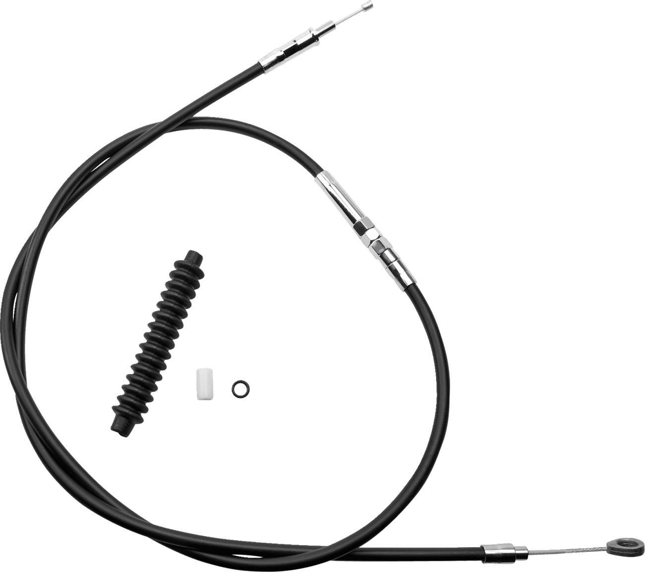 DRAG SPECIALTIES 0652-1416 High-Efficiency Black Vinyl Clutch Cable - 64-7/16"