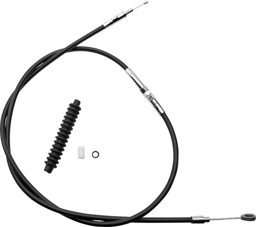 DRAG SPECIALTIES 0652-1416 High-Efficiency Black Vinyl Clutch Cable - 64-7/16" — image 1 of 2