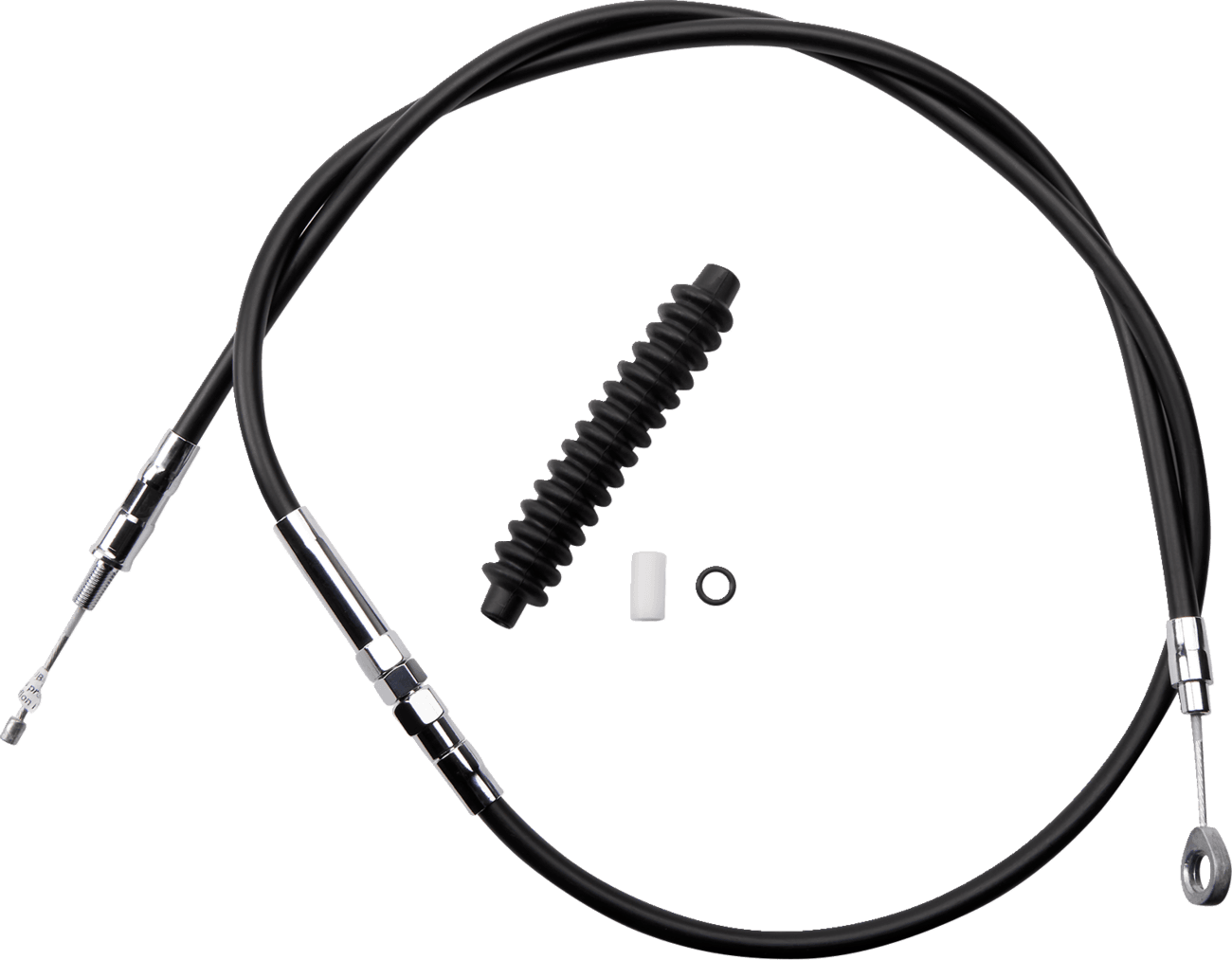 DRAG SPECIALTIES 0652-1418 High-Efficiency Black Vinyl Clutch Cable - 57-11/16"