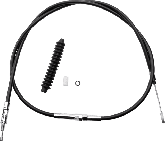 DRAG SPECIALTIES 0652-1419 High-Efficiency Black Vinyl Clutch Cable - 63-11/16" — image 1 of 2