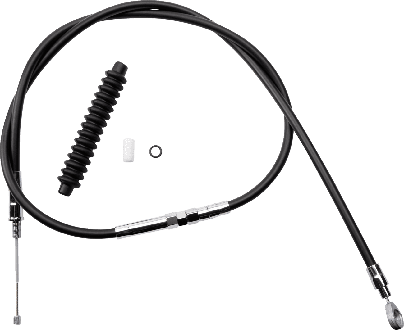 DRAG SPECIALTIES 0652-1420 High-Efficiency Black Vinyl Clutch Cable - 54-3/4"