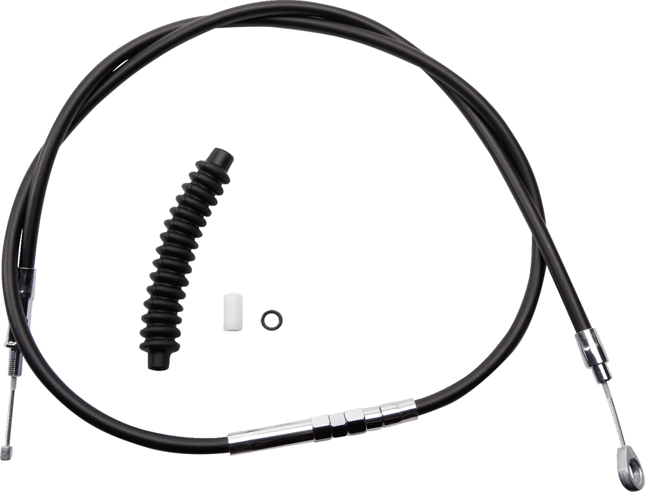 DRAG SPECIALTIES 0652-1421 High-Efficiency Black Vinyl Clutch Cable - 57-1/4"