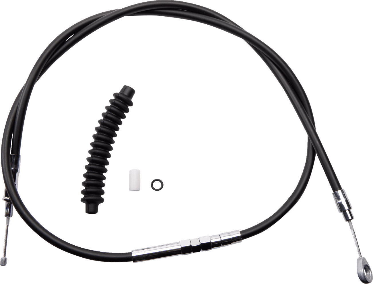 DRAG SPECIALTIES 0652-1421 High-Efficiency Black Vinyl Clutch Cable - 57-1/4"