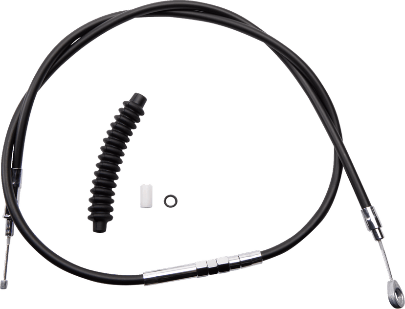 DRAG SPECIALTIES 0652-1421 High-Efficiency Black Vinyl Clutch Cable - 57-1/4" — image 1 of 2