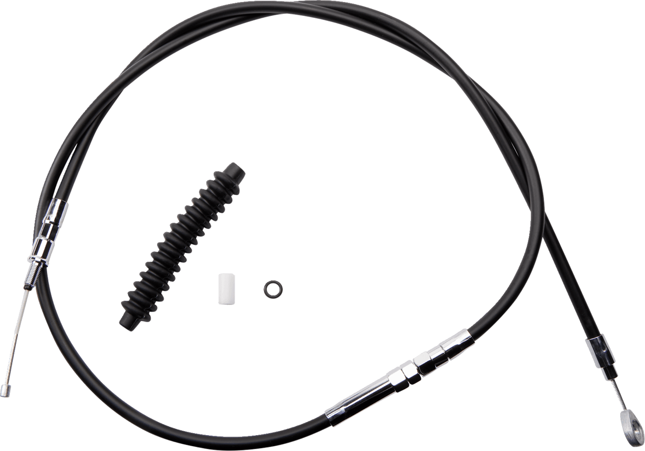 DRAG SPECIALTIES 0652-1423 High-Efficiency Black Vinyl Clutch Cable - 62-11/16"