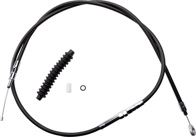 DRAG SPECIALTIES 0652-1423 High-Efficiency Black Vinyl Clutch Cable - 62-11/16" — image 1 of 2