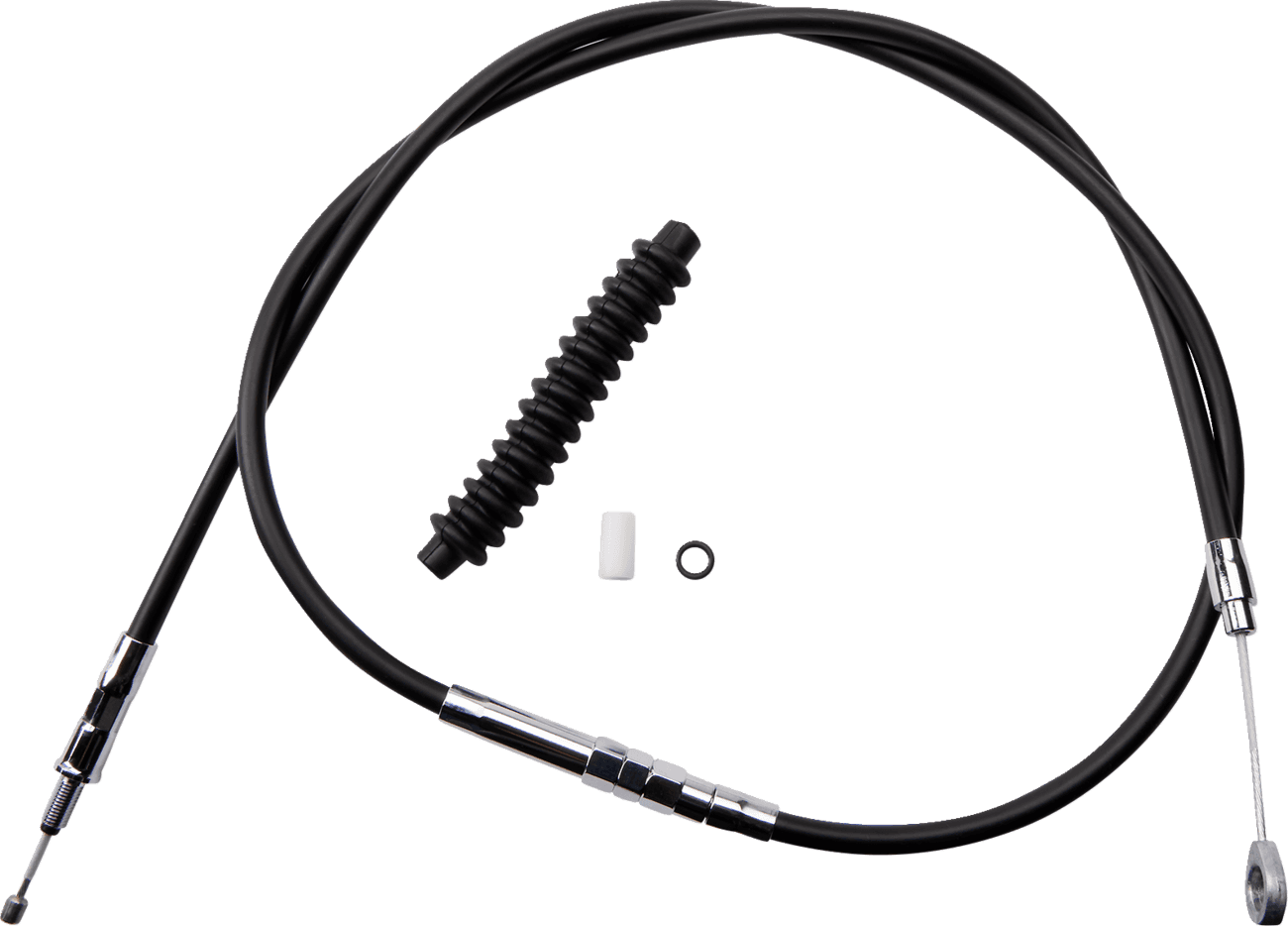 DRAG SPECIALTIES 0652-1424 High-Efficiency Black Vinyl Clutch Cable - 58-11/16"