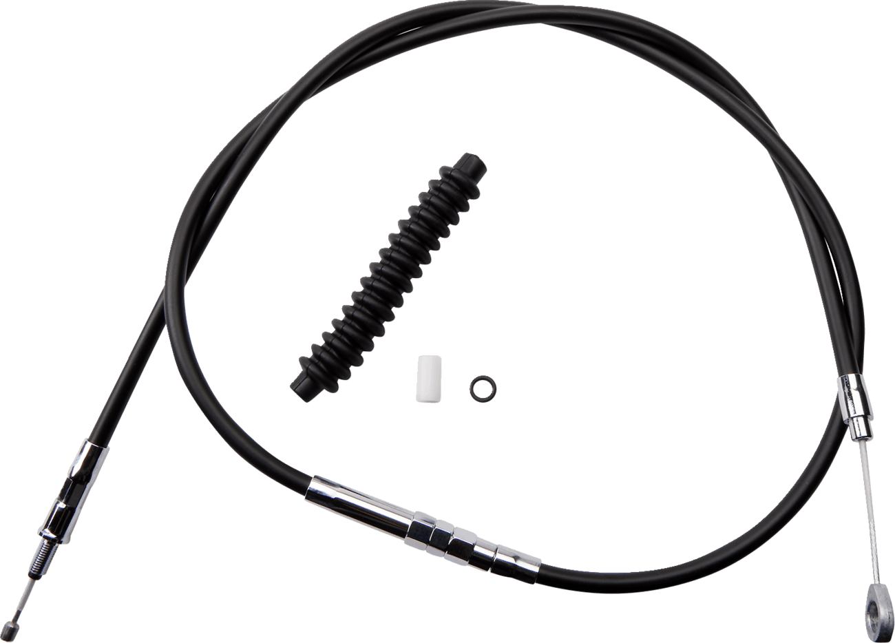 DRAG SPECIALTIES 0652-1424 High-Efficiency Black Vinyl Clutch Cable - 58-11/16"