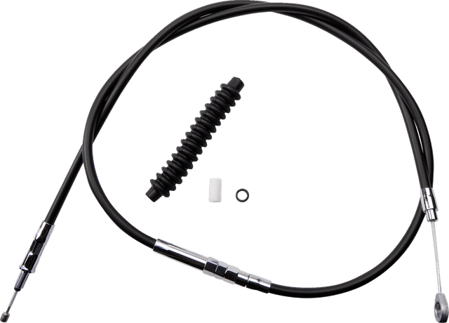 DRAG SPECIALTIES 0652-1424 High-Efficiency Black Vinyl Clutch Cable - 58-11/16" — image 1 of 2