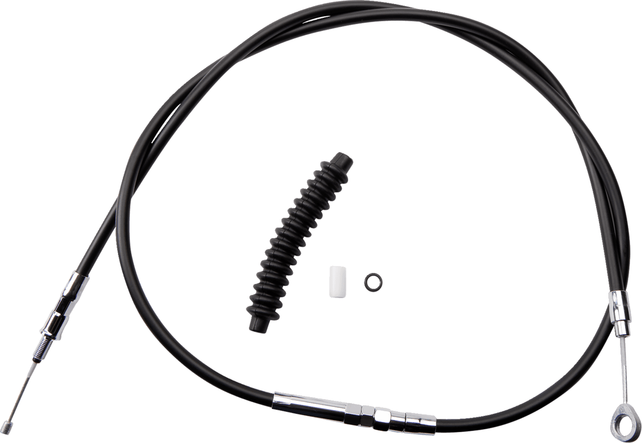 DRAG SPECIALTIES 0652-1426 High-Efficiency Black Vinyl Clutch Cable - 62-11/16"
